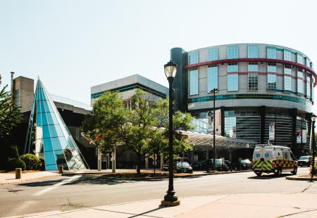 Exterior view of Connecticut Children's Medical Center in Hartford