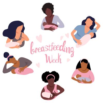 Vector Art for Breastfeeding Week